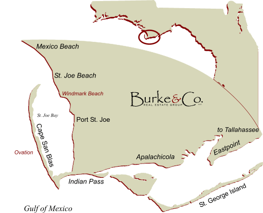 Map of the area. See links on this page for each community.